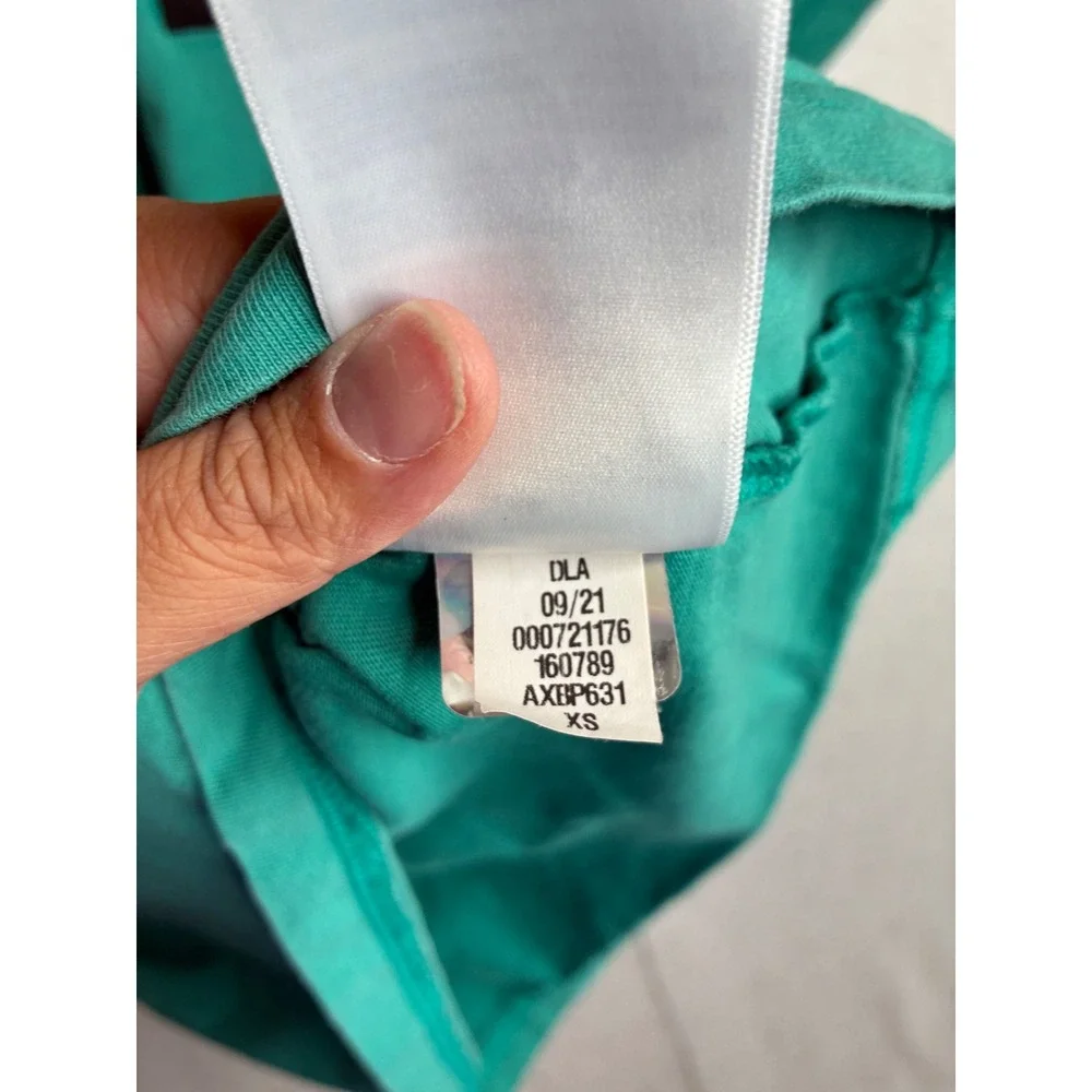 The North Face Mens Moab Graphic Box Logo T-Shirt Teal Green XS AXBP631